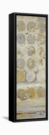 Dots on Gold Panel I-Patricia Pinto-Framed Stretched Canvas