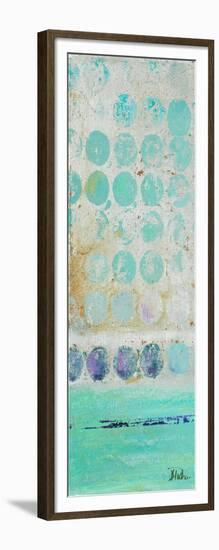 Dots on Silver Panel I-Patricia Pinto-Framed Art Print
