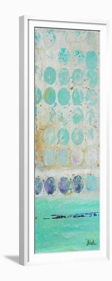 Dots on Silver Panel I-Patricia Pinto-Framed Art Print