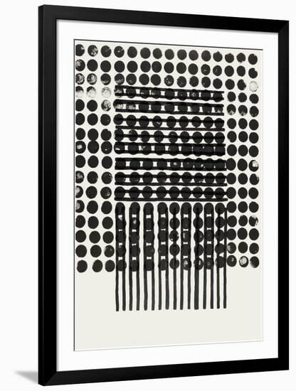 Dots & Stripes, 2017-Angelika Beuler-Framed Premium Giclee Print