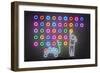 Dots-O.M.-Framed Giclee Print