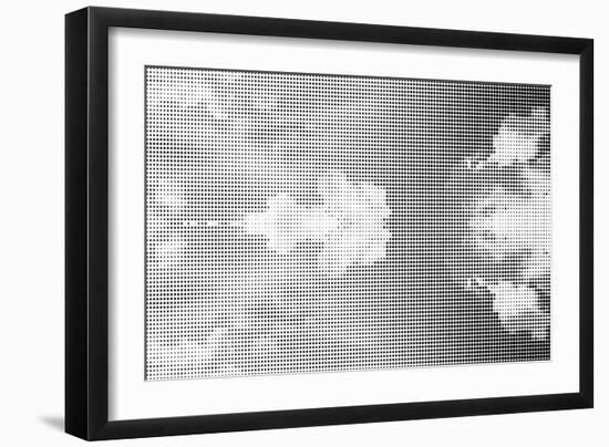 Dotted Background Texture Halftone Dots Vector Texture Background-Arts Vector-Framed Art Print