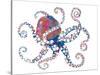 Dotted Octopus I-Gina Ritter-Stretched Canvas