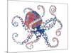 Dotted Octopus I-Gina Ritter-Mounted Art Print