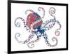 Dotted Octopus I-Gina Ritter-Framed Art Print