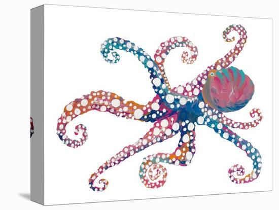 Dotted Octopus II-Gina Ritter-Stretched Canvas