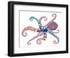 Dotted Octopus II-Gina Ritter-Framed Photographic Print