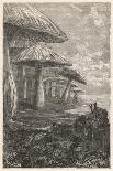 Dwelling of Conibos Indians at Paruitcha-?douard Riou-Giclee Print