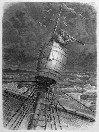 Look-Out Man from the Crow's- Nest During Wordenskjold's Arctic Expedition