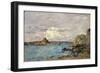 Douarnenez: the Bay (Draft); La Baie (Esquisse), 1895-1897-Eugène Boudin-Framed Giclee Print