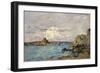 Douarnenez: the Bay (Draft); La Baie (Esquisse), 1895-1897-Eugène Boudin-Framed Giclee Print
