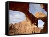 Double Arch, Arches National Park, Utah, United States of America, North America-James Hager-Framed Stretched Canvas