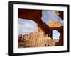 Double Arch, Arches National Park, Utah, United States of America, North America-James Hager-Framed Photographic Print