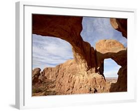 Double Arch, Arches National Park, Utah, United States of America, North America-James Hager-Framed Photographic Print