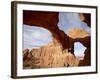 Double Arch, Arches National Park, Utah, United States of America, North America-James Hager-Framed Photographic Print