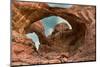 Double Arch. Arches National Park. Utah, USA.-Tom Norring-Mounted Photographic Print