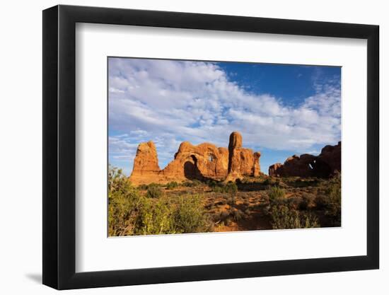 Double Arch. Arches National Park. Utah, USA.-Tom Norring-Framed Photographic Print