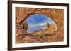 Double Arch, Arches National Park, Utah-John Ford-Framed Photographic Print