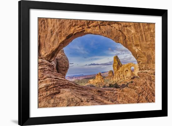 Double Arch, Arches National Park, Utah-John Ford-Framed Photographic Print