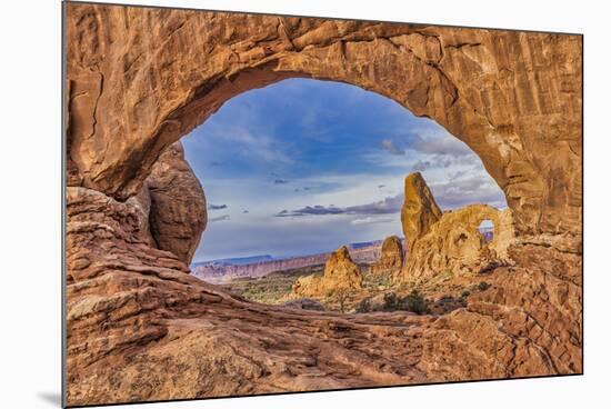 Double Arch, Arches National Park, Utah-John Ford-Mounted Photographic Print