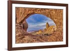 Double Arch, Arches National Park, Utah-John Ford-Framed Photographic Print