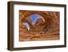 Double Arch, Arches National Park, Utah-John Ford-Framed Photographic Print