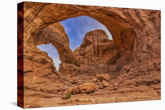 Double Arch, Arches National Park, Utah-John Ford-Stretched Canvas