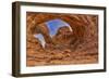 Double Arch, Arches National Park, Utah-John Ford-Framed Photographic Print