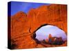 Double Arch at Sunrise-Paul Souders-Stretched Canvas