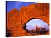 Double Arch at Sunrise-Paul Souders-Stretched Canvas