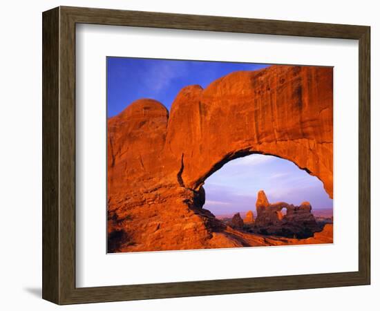 Double Arch at Sunrise-Paul Souders-Framed Photographic Print