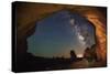 Double Arch Milky Way Views-Darren White Photography-Stretched Canvas