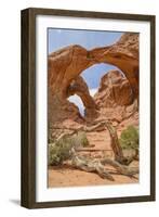 Double Arch, Windows Section, Arches National Park, Utah, United States of America, North America-Gary Cook-Framed Photographic Print