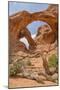 Double Arch, Windows Section, Arches National Park, Utah, United States of America, North America-Gary Cook-Mounted Photographic Print