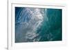 Double Barrel-Water shot of a tubing wave off an Australian beach-Mark A Johnson-Framed Photographic Print