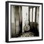 Double Bass Resting Against Wall Inside Palacio De Valle, Cienfuegos, Cuba-Lee Frost-Framed Photographic Print