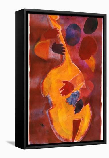 Double Bass, Triple Head-Gil Mayers-Framed Stretched Canvas