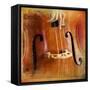 Double Bass-lachris77-Framed Stretched Canvas