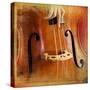 Double Bass-lachris77-Stretched Canvas