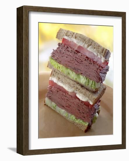 Double Beef Sandwich-ATU Studios-Framed Photographic Print