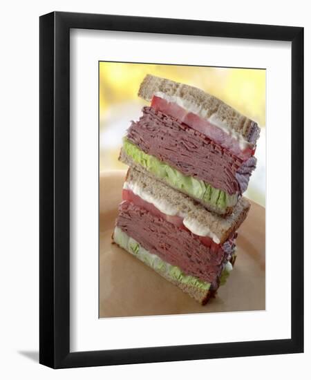 Double Beef Sandwich-ATU Studios-Framed Photographic Print