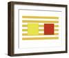 Double Block on Stripe-Dan Bleier-Framed Art Print