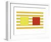 Double Block on Stripe-Dan Bleier-Framed Art Print