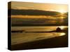 Double Bluff Beach at Sunset, Useless Bay, Whidbey Island, Washington, USA-Trish Drury-Stretched Canvas