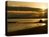 Double Bluff Beach at Sunset, Useless Bay, Whidbey Island, Washington, USA-Trish Drury-Stretched Canvas