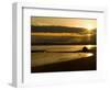 Double Bluff Beach at Sunset, Useless Bay, Whidbey Island, Washington, USA-Trish Drury-Framed Photographic Print