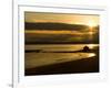 Double Bluff Beach at Sunset, Useless Bay, Whidbey Island, Washington, USA-Trish Drury-Framed Photographic Print