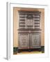 Double Cabinet with Pewter Inlays on Amaranth, France-null-Framed Giclee Print