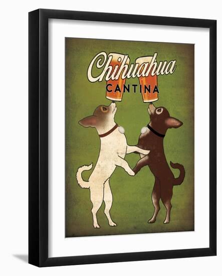 Double Chihuahua v2-Ryan Fowler-Framed Art Print