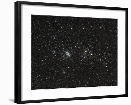 Double Cluster in Perseus (NGC 869 and NGC 884)-null-Framed Photographic Print